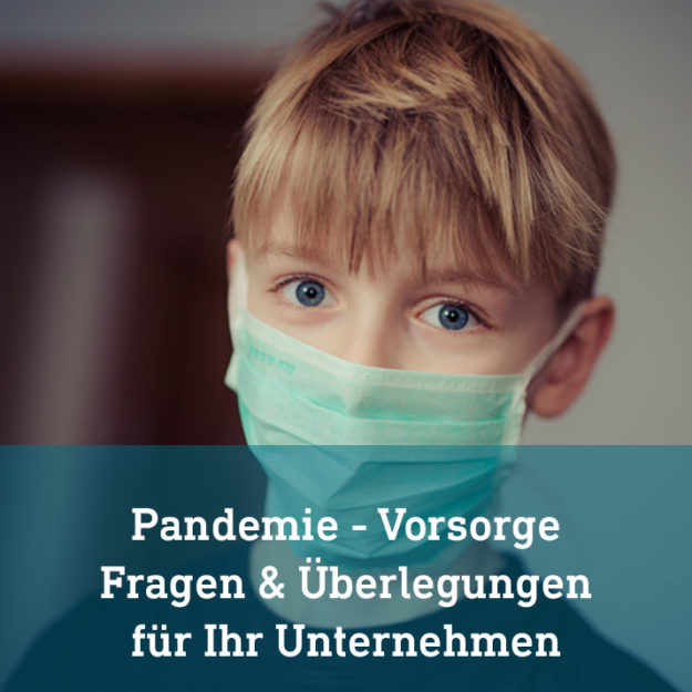 Pandemie Junge mit Mundschmutz